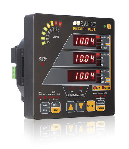 Apparecchio di misura della potenza contatore di energia - PM130EH PLUS - SATEC - frequenzimetro / multimetro / digitale