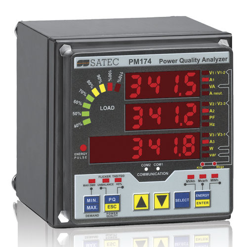 Analizzatore per rete elettrica - PM174  - SATEC - di qualità di energia / di acquisizione dati