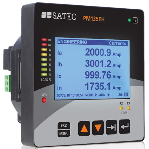 Apparecchio di misura della potenza contatore di energia - PM135EH - SATEC - frequenzimetro / multimetro / digitale