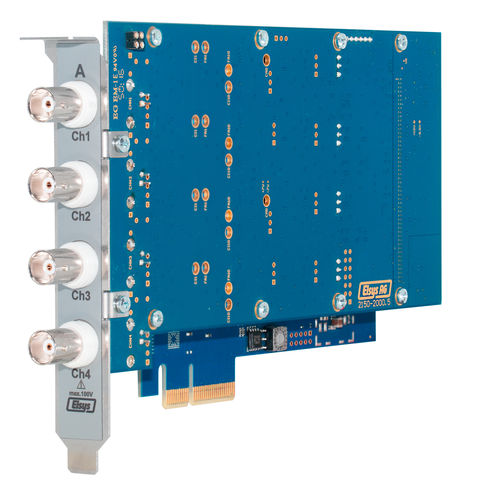 Scheda di acquisizione dati PCI Express - TPCE-1016-4S - Elsys AG - 4 canali / analogica / del segnale dinamico