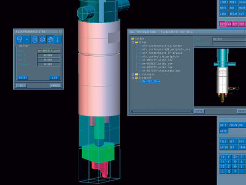 Software CAD - TEBIS - per elettrodo