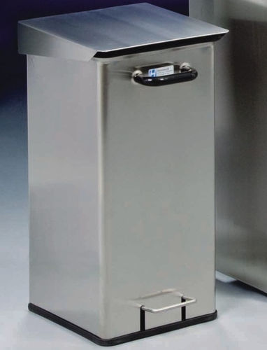 Contenitore per rifiuti in acciaio inossidabile - 800 series - Schilling Engineering GmbH - per scarti industriali / con coperchio / con impugnatura
