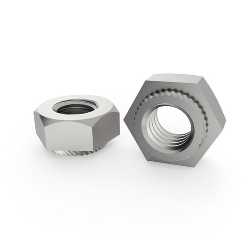Dado autofrenato - CLE series - Specialinsert s.r.l. - esagonale / in acciaio / in acciaio inossidabile