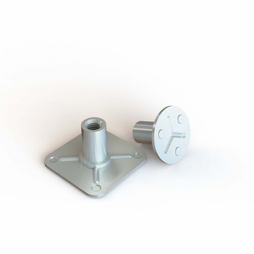 Raccordo con piastrina con boccola - BRCY series - Specialinsert s.r.l. - da incollare / da stampare / in acciaio inossidabile