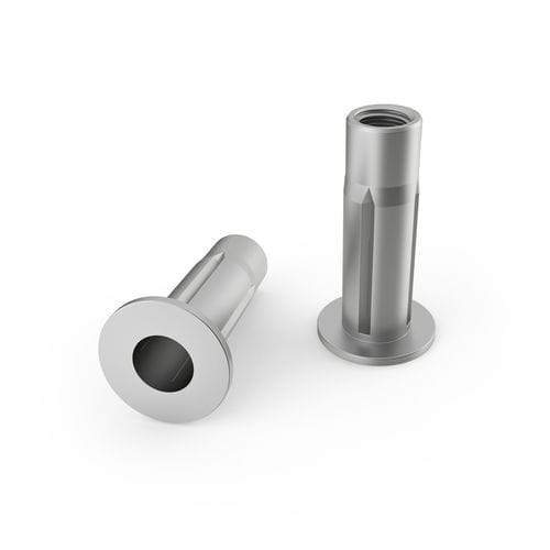 Inserto a deformazione - TC/INT series - Specialinsert s.r.l. - filettato / in acciaio zincato / arrotondato