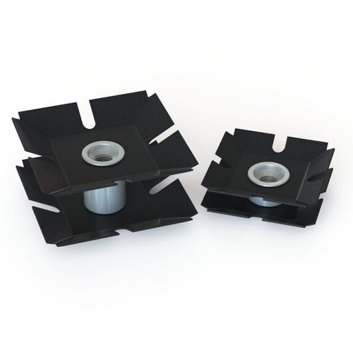 Inserto per estremità di tubi quadrati - ITQ2S series - Specialinsert s.r.l. - a pressione / in ottone / in acciaio