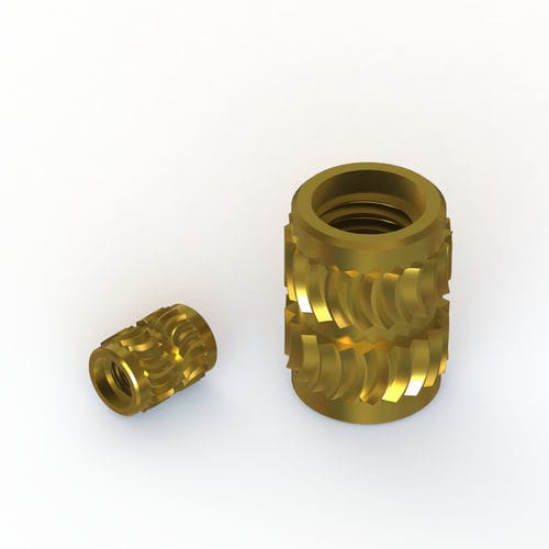Inserto filettato - 863 - Specialinsert s.r.l. - in ottone / arrotondato / per termoplastici