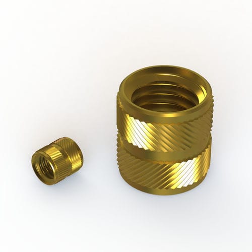 Inserto filettato - 864 - Specialinsert s.r.l. - in ottone / arrotondato / per termoplastici