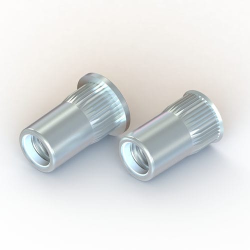Inserto a deformazione - TC/A/ZI series - Specialinsert s.r.l. - filettato / zigrinato / auto-ancorante