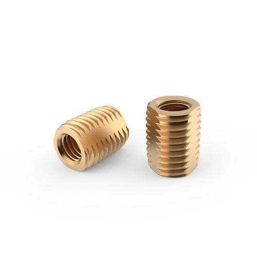 Inserto autofilettante - 305 series - Specialinsert s.r.l. - filettato / di ottone / arrotondato