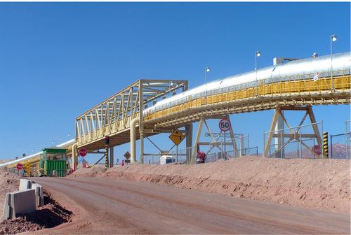 Trasportatore a nastro - Escondida - TAKRAF - orizzontale / da trasporto / per l'industria mineraria