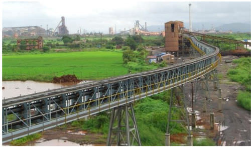 Trasportatore a nastro - India - TAKRAF - orizzontale / da trasporto / per l'industria mineraria