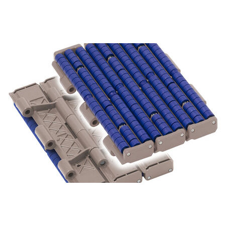 Catena di trasporto in plastica - LBP series - Habasit - a rulli / a cerniera / ad accumulo