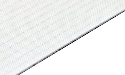 Nastro trasportatore in olefina termoplastica - TT124/AS/PP - Habasit - per l'industria agroalimentare / bianco / resistente ai prodotti chimici