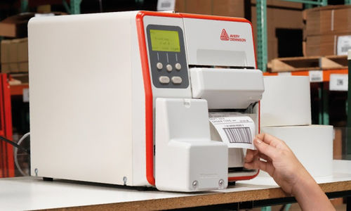 Stampante per etichette a trasferimento termico - ADTP EcoCut - AVERY DENNISON Identification solutions - industriale