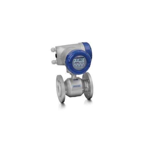 Misuratore di portata elettromagnetico - OPTIFLUX 4400 - KROHNE Messtechnik GmbH - volumetrico / per liquidi / 4-20 mA