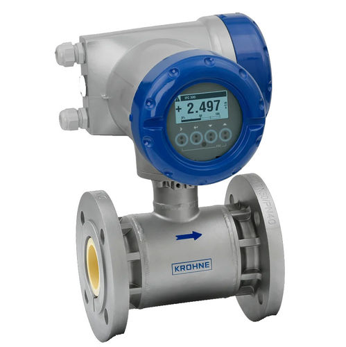Misuratore di portata elettromagnetico - OPTIFLUX 5300 - KROHNE Messtechnik GmbH - volumetrico / per prodotti chimici / per acque reflue