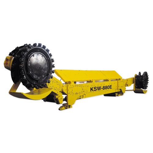 Minatore continuo con bullonatrice per tetto - KSW-880EU - FAMUR - per miniera di carbone
