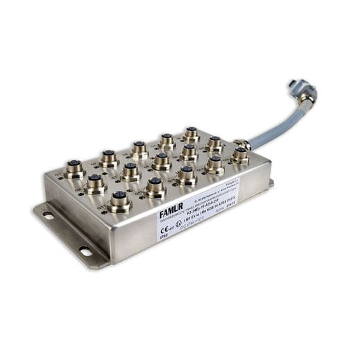Modulo I/O digitale - F3-24Ex - FAMUR - RS-485 / per controllo di valvole idrauliche / con montaggio a parete