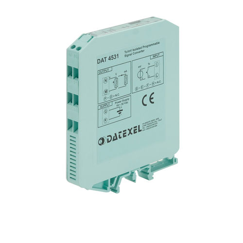 Convertitore analogico - DAT4531-A - DATEXEL SRL - tensione / corrente / a 1 ingresso analogico / a 1 uscita analogica