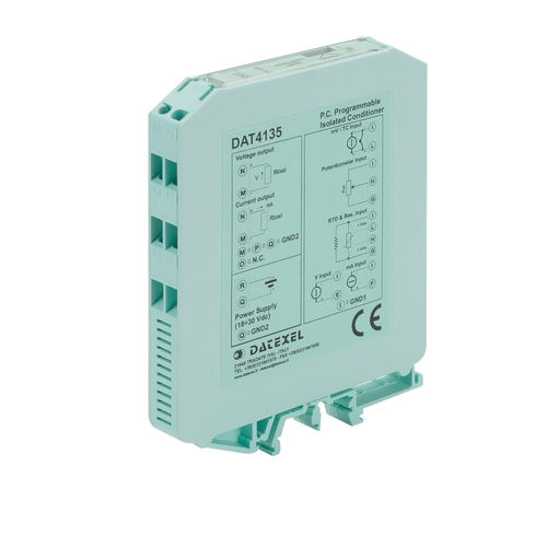 Convertitore di segnale - DAT4235 - DATEXEL SRL - a 1 ingresso analogico / a 1 uscita analogica / per sensore RTD