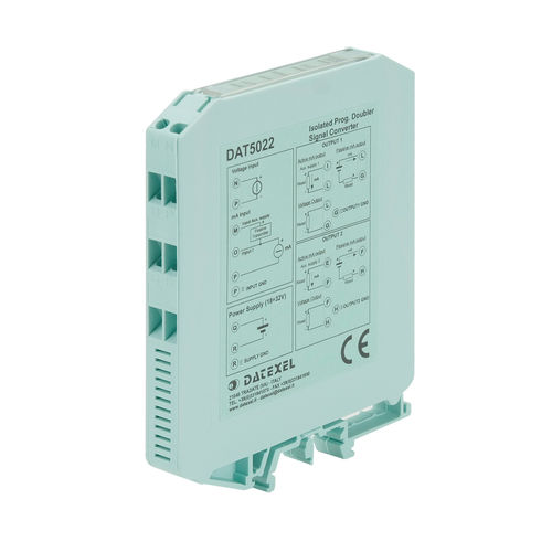 Convertitore di segnale - DAT5022 - DATEXEL SRL - tensione / corrente / a 1 ingresso analogico / a 2 uscite analogiche