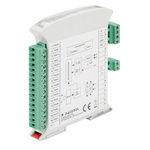 Modulo di ingresso analogico - DAT3018 - DATEXEL SRL - Modbus RTU / RS-485 / RS-232