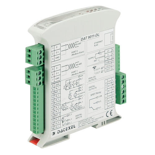 Modulo di acquisizione dati multicanale - DAT9011 - DATEXEL SRL - su guida DIN / digitale / Modbus RTU schiavo