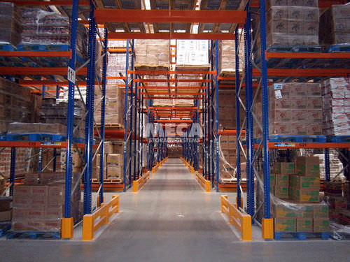 Scaffalatura per carichi pesanti - MECA STORAGE SYSTEMS - per scatole / per pallet / per corsie strette