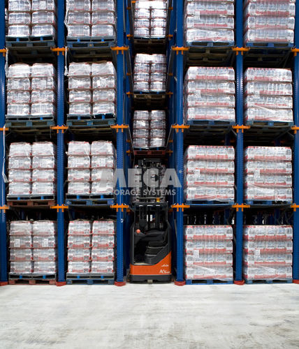 Scaffalatura per magazzino di stoccaggio - MECA STORAGE SYSTEMS - ad accumulo / compatta / per carichi pesanti
