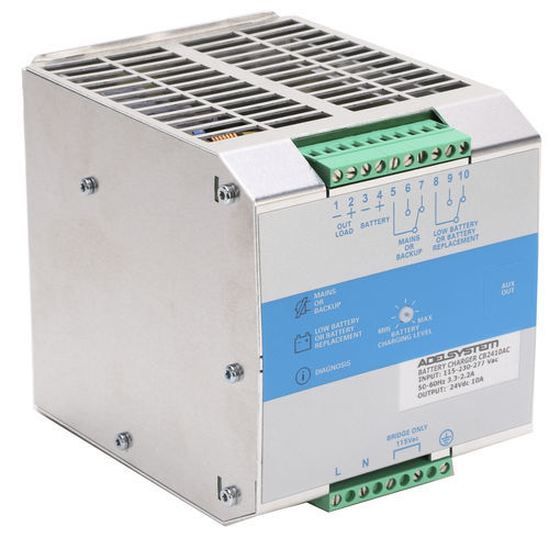 Caricabatteria a commutazione - CB2410AC - ADELSYSTEM - per AGV / per distribuzione elettrica / per controllo accessi