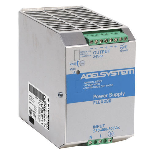 Alimentatore elettrico su guida DIN - FLEX28024B - ADELSYSTEM - AC/DC / ad uscita semplice / stabilizzato