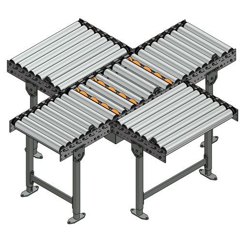 Trasportatore a rulli - TS 2733 - Transnorm System GmbH - orizzontale / di trasferimento / per cernita