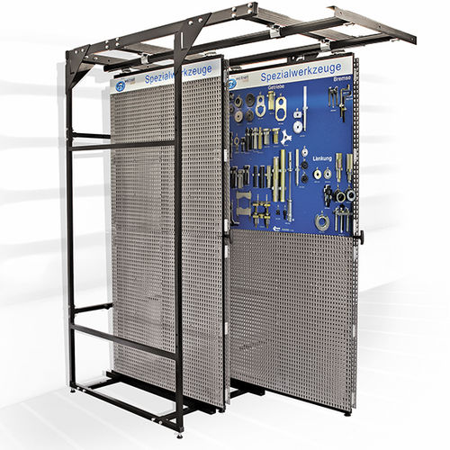Armadio di stoccaggio - WW-PTC-2000-2-Kit  - Werner Weitner GmbH - con piedi / con pannelli scorrevoli / in acciaio