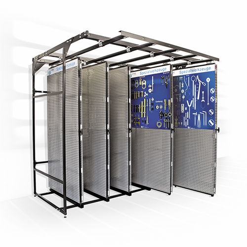 Armadio di stoccaggio - WW-TSS-PTC-2000-5 Kit - Werner Weitner GmbH - con piedi / con pannelli scorrevoli / per utensili