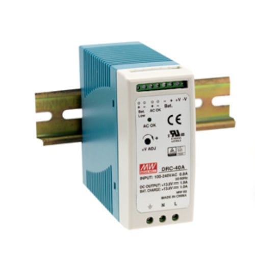 Alimentatore elettrico su guida DIN - DRC-40A - Sunpower UK - AC/DC / con protezione contro cortocircuiti / con protezione contro i sovraccarichi