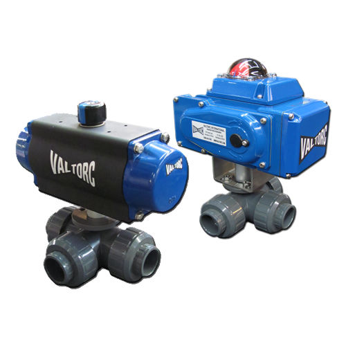 Valvola a sfera - DM-08 series - Valtorc - a comando elettrico / a comando pneumatico / per applicazioni industriali