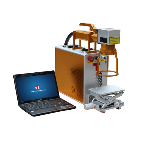 Macchina di marcatura laser a fibra - Shenzhen triumph industrial co.,ltd - compatta / portatile / raffreddata ad aria