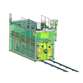 Forno a tunnel - ELMETHERM - elettrico / per compositi