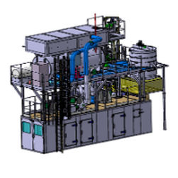 Forno continuo - ELMETHERM - a tunnel / di polimerizzazione / a gas