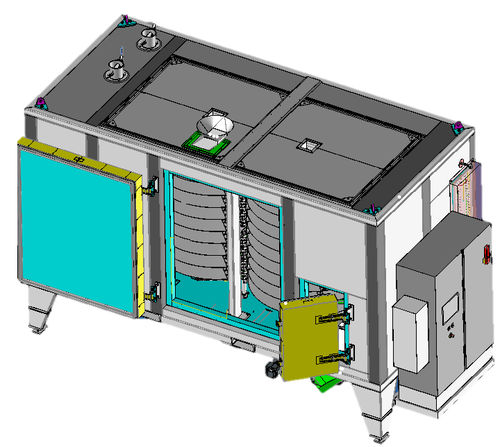 Forno rotante - ELMETHERM - per trattamento termico / elettrico / a convezione forzata
