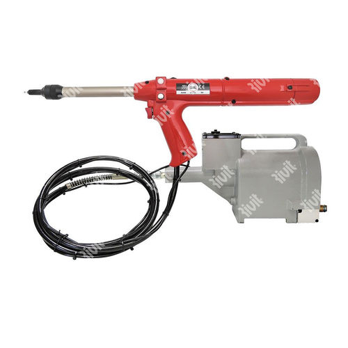 Utensile rivettatura oleopneumatico - RIV300 - RIVIT - per rivetto a strappo a ripetizione / per rivetti in caricatore / con controllore