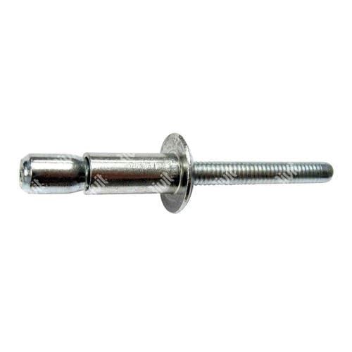 Rivetto cieco - KFFT - RIVIT - a testa bombata / in acciaio / strutturale