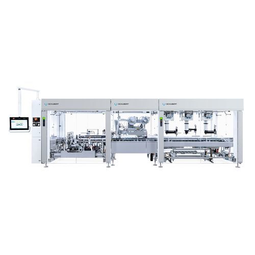 Incassatrice tipo pick and place - Flowpacker - Gerhard Schubert GmbH - automatica / per l'industria agroalimentare / per prodotti cosmetici