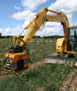 Piastra vibrante per escavatore - TC series - Breaker Technology, LTD.
