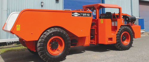 Dumper articolato - DT-1 series - DUX MACHINERY CORPORATION - diesel / elettrico / per miniera sotterranea