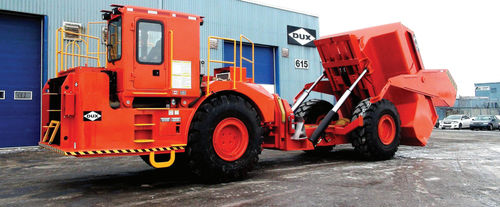 Dumper articolato - TD-50 - DUX MACHINERY CORPORATION - elettrico / per miniera sotterranea / telescopico
