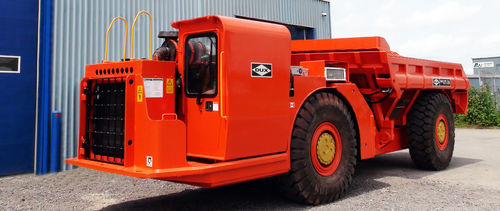 Dumper articolato - ET-24 - DUX MACHINERY CORPORATION - elettrico / per miniera sotterranea / telescopico