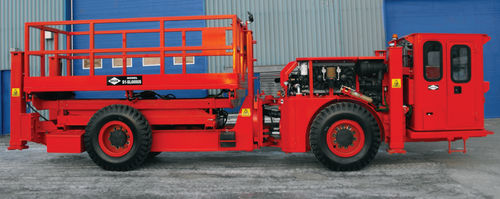 Piattaforma elevatrice a forbice semovente - S1-SL6000S - DUX MACHINERY CORPORATION - elettrica / per terreno accidentato / per applicazioni minerarie