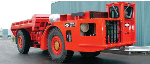 Dumper articolato - ET-33 - DUX MACHINERY CORPORATION - elettrico / per miniera sotterranea / telescopico